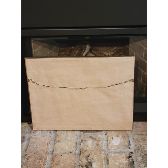 Vintage Lone Wolf Print Alfred Kowalski Picture Framed Art 17" x 13" - Picture 4 of 4